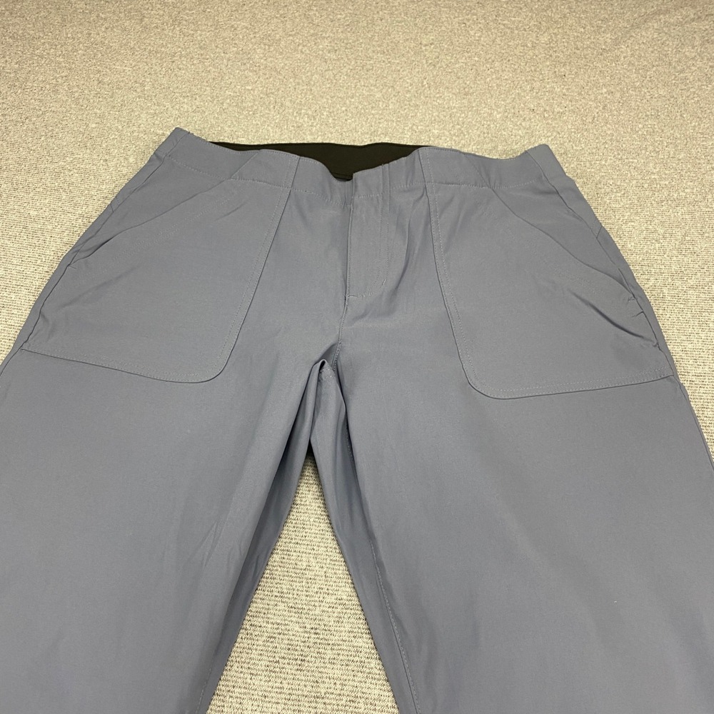 Eddie Bauer Horizon Straight Ankle Pants Womens 12 Blue Gray Hiking Travel - Picture 11 of 16